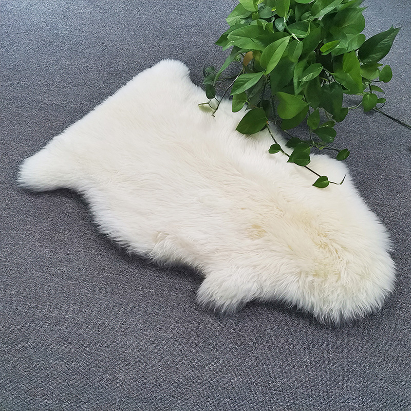 Genuine sheepskin rugs decoration real wool thick rugs