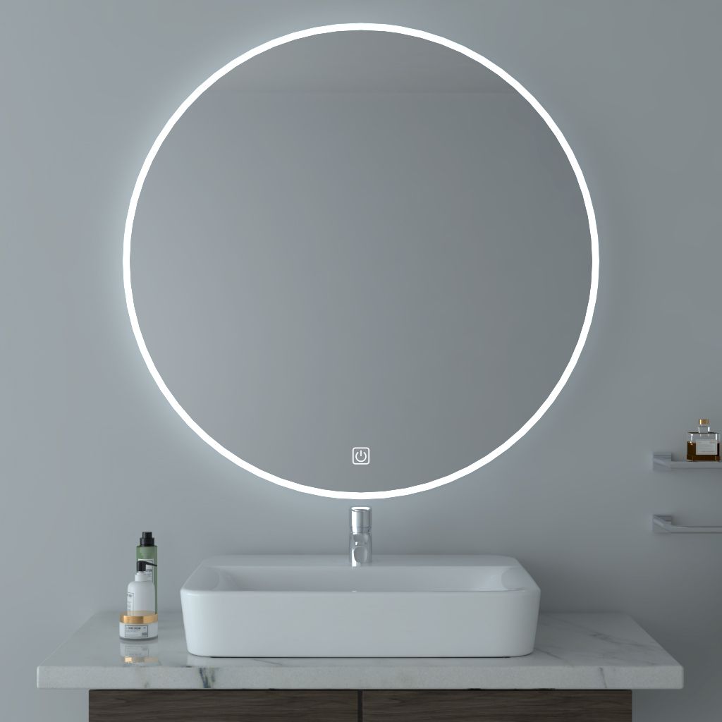 YOWAY LED Bathroom Mirror Wall Mounted LED Smart Mirror Anti-Fog Bathroom Accessories LED Mirror