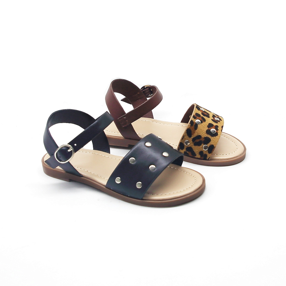 kids flat strap sandal shoes