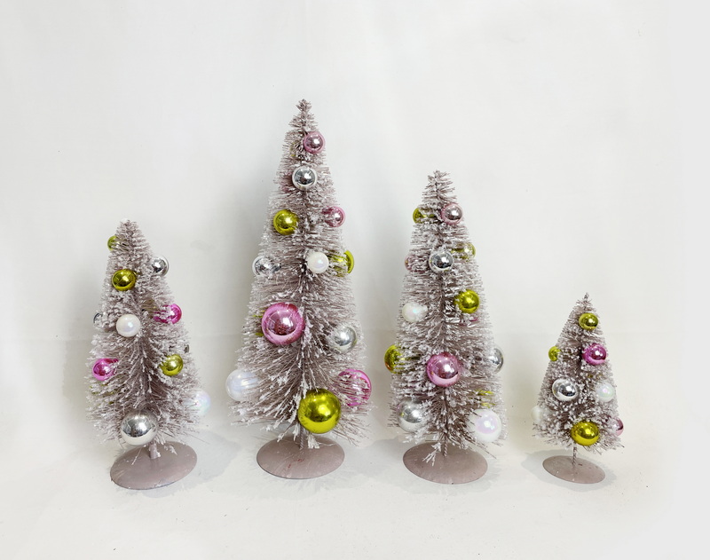 Christmas article plastic tree with ball