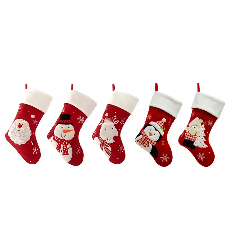 red white christmas stockings
