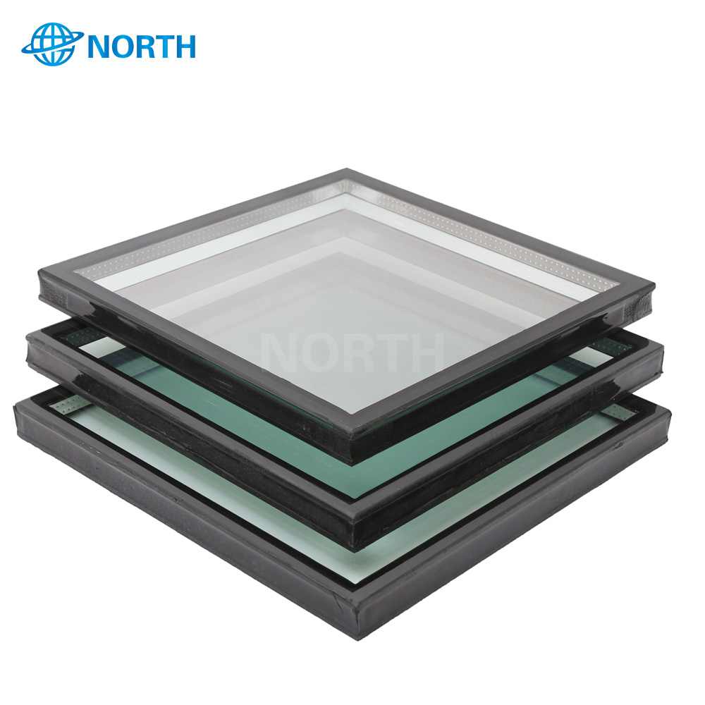 North Tech vacuum glass construction vidrio templado de aislantes