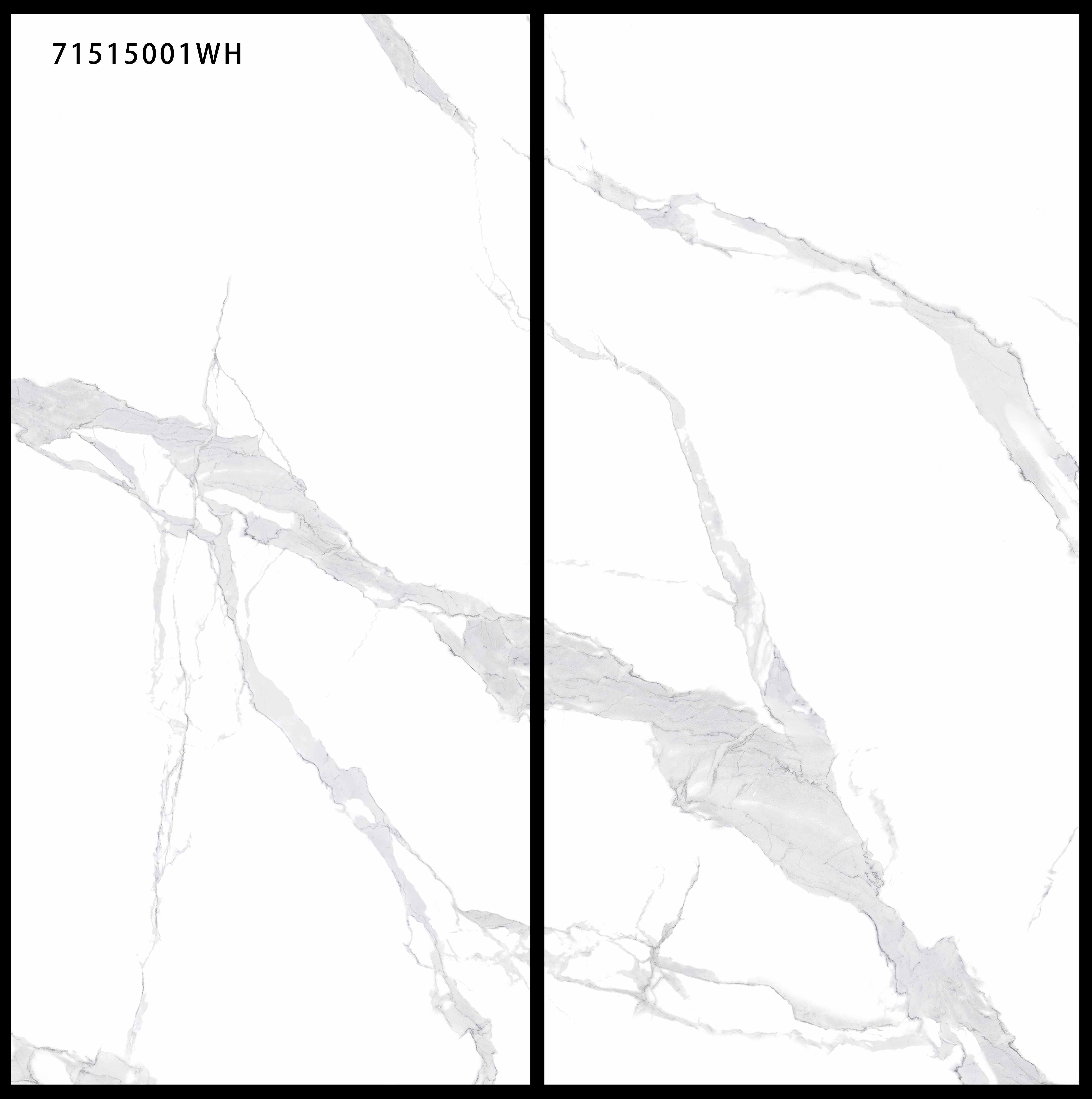 Large size glazed tiles 701500 9001800 marble Karala white