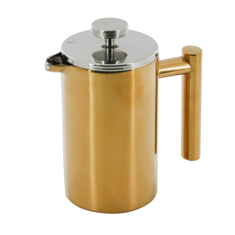 S/S Coffee Maker With Gold