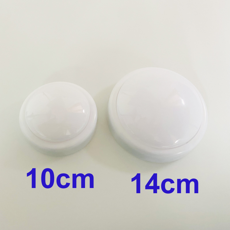 14cm 10cm 3LED push lamp touch lamp puck light
