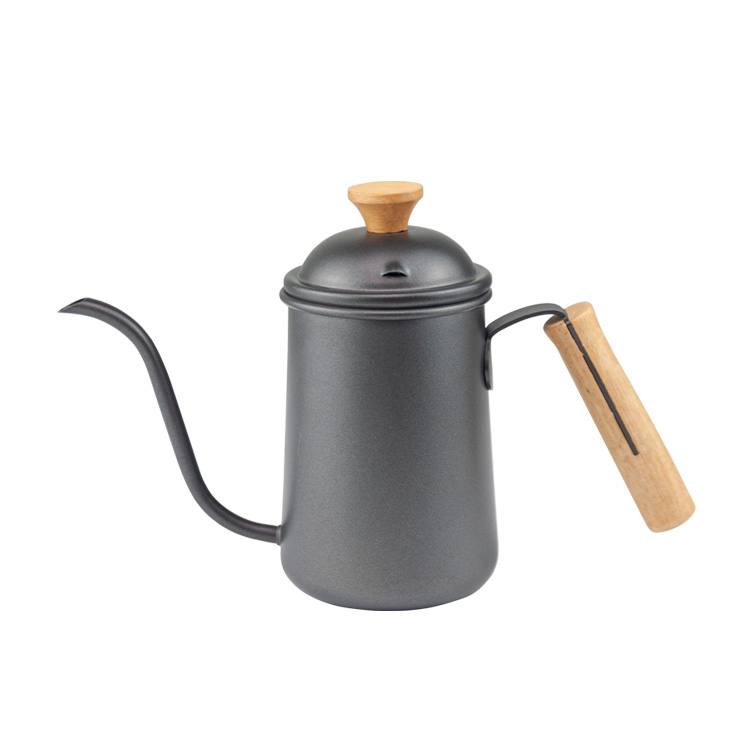 S/S Coffee Pot W/Wooden Handle