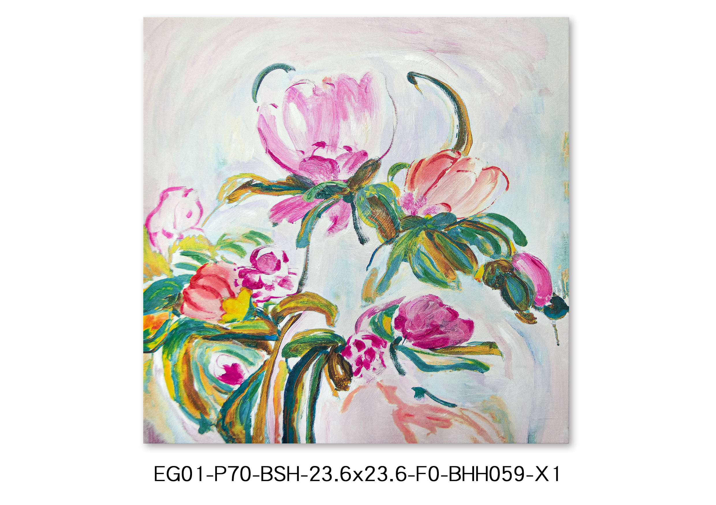 600x600x24mm Wall Art Poster Print Framed Print Framed Art