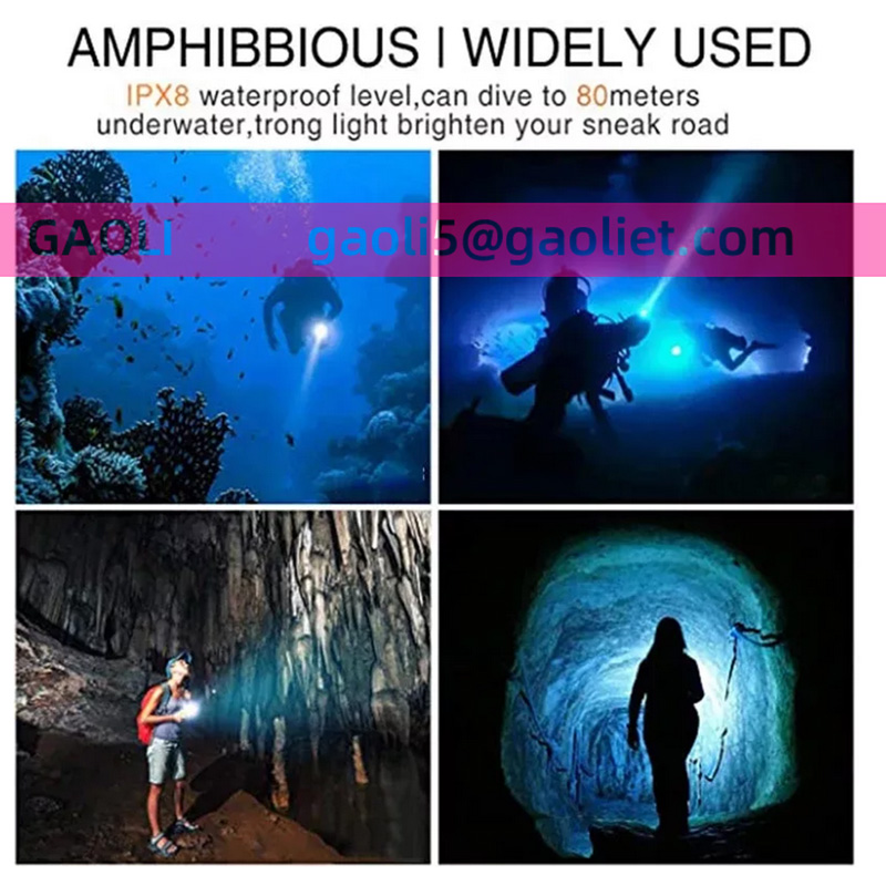 Diving flashlight ,diving torch，underwater light