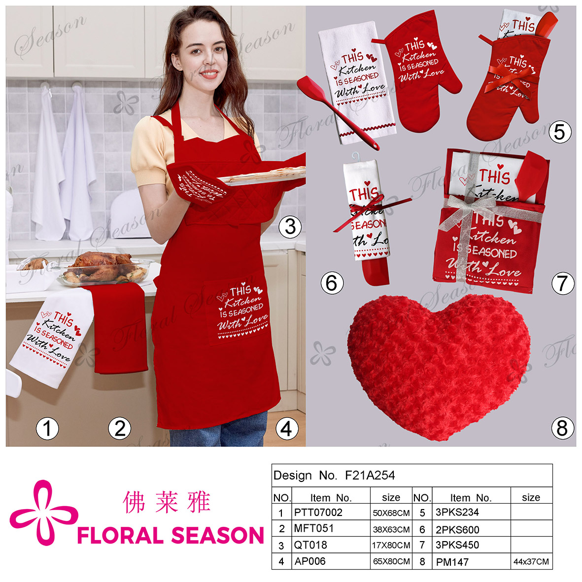 Kitchen Textile, Holiday, Valentine, Christmas,thanksgiving, Gift, Towel, Oven Mitt, Apron, Gift Box