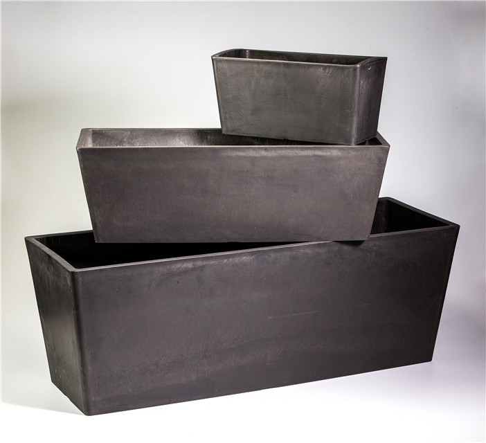 Rectangular simple flower pot