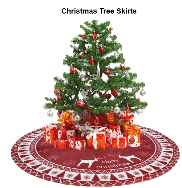 Hot sale Xmas Tree Skirt Customized Christmas Tree Skirts 3D Printing Christmas Tree Skirt Facory