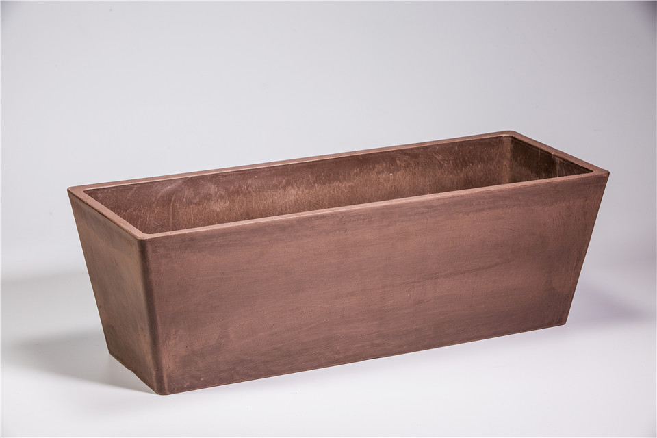 Rectangular flower pot