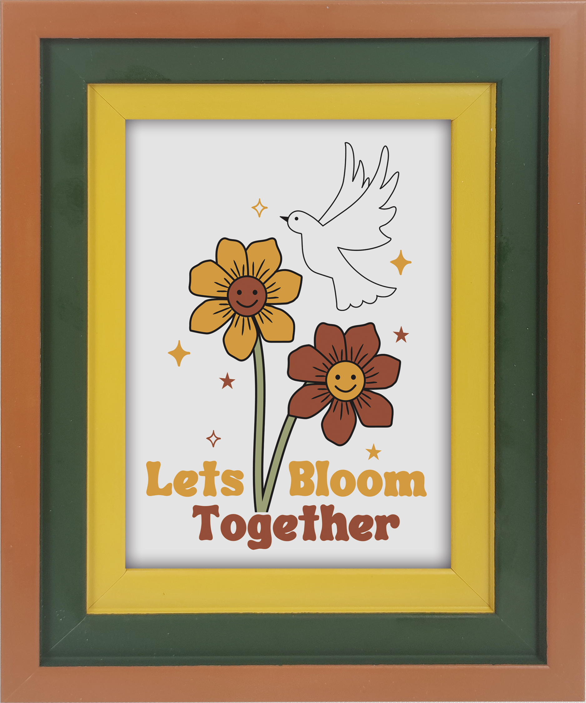 180x230x19mm Wall Art Poster Print Framed Print Framed Art