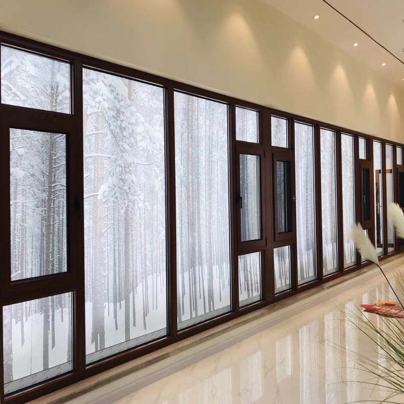 Security Aluminium Casement Glass Window with Big View