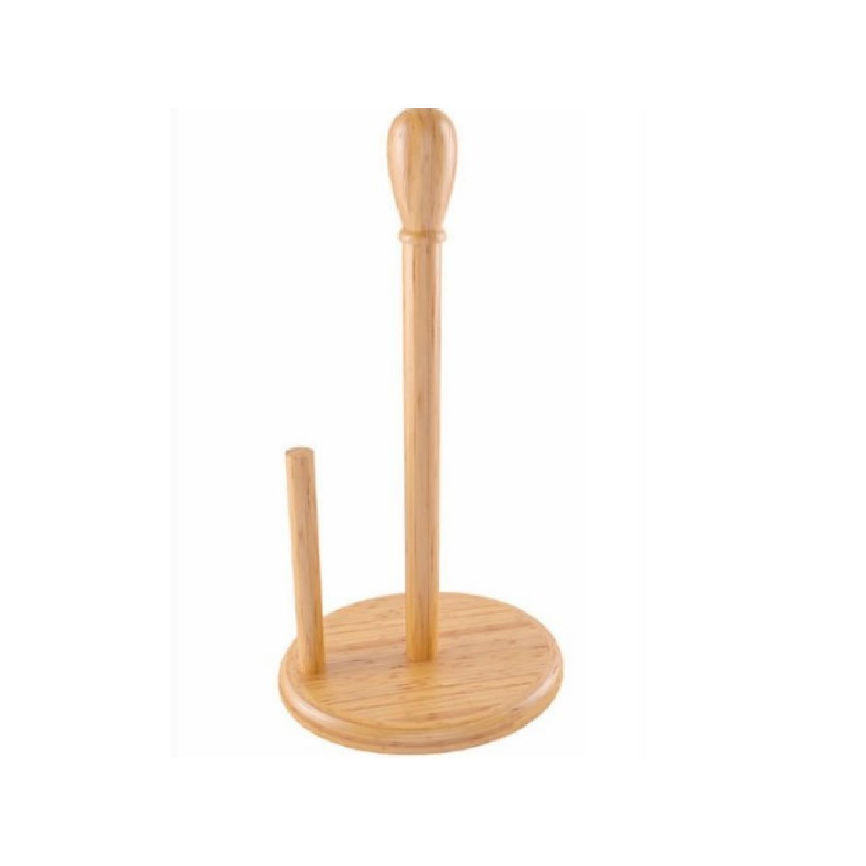 Eco Bamboo Paper Towel Holder Tissue Napkin Stand for Home