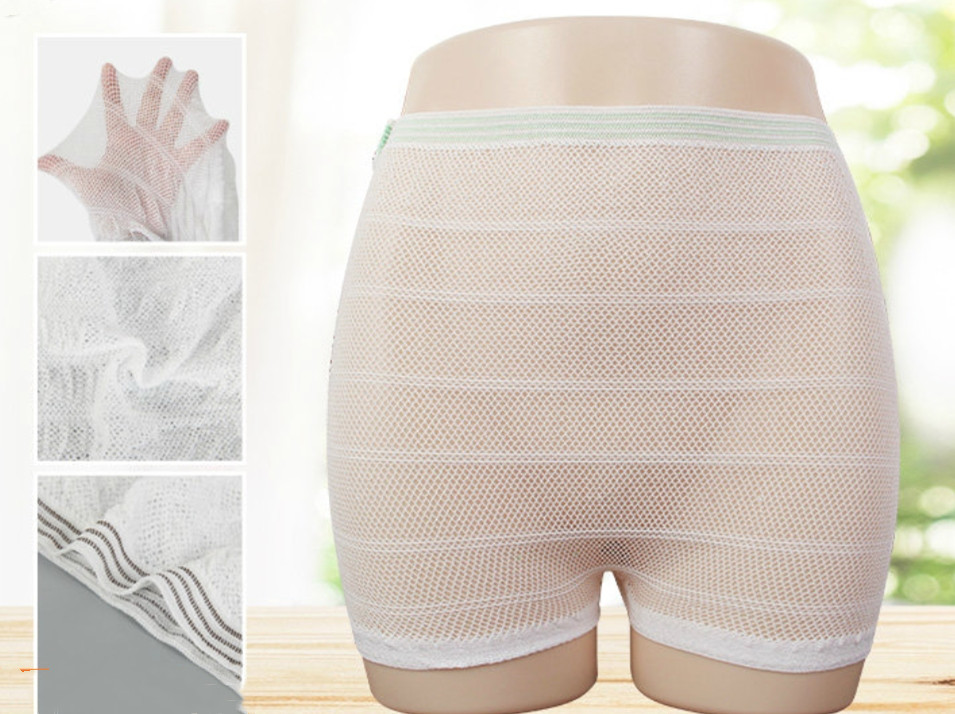 Postpartum hospital mesh maternity panties women's nylon disposable postpartum underwear briefs