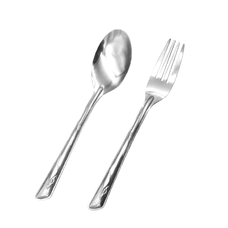 SS948 Machine Polish Stainlss Steel Fork And Spoon