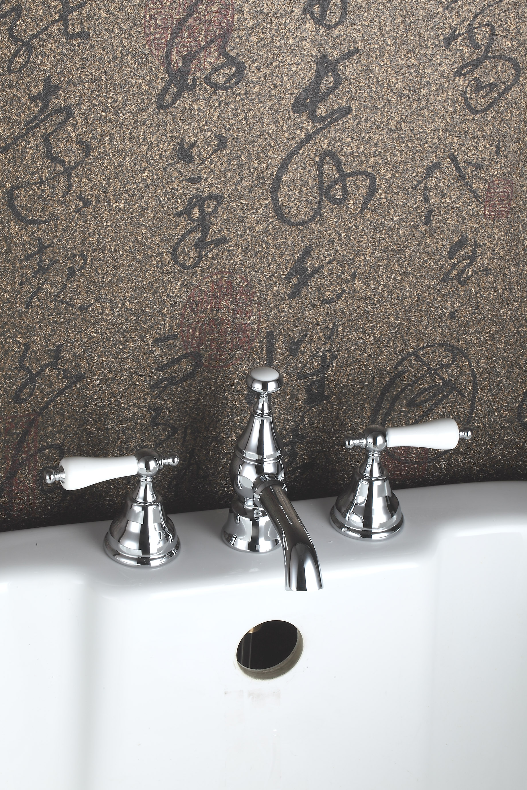 high quality lever classical lavatory chrome antique brass basin two handles faucets
