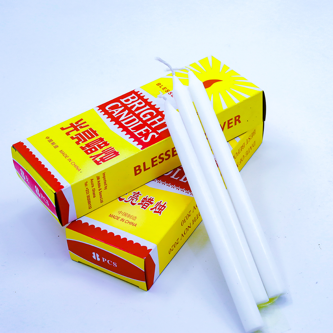 white household candle