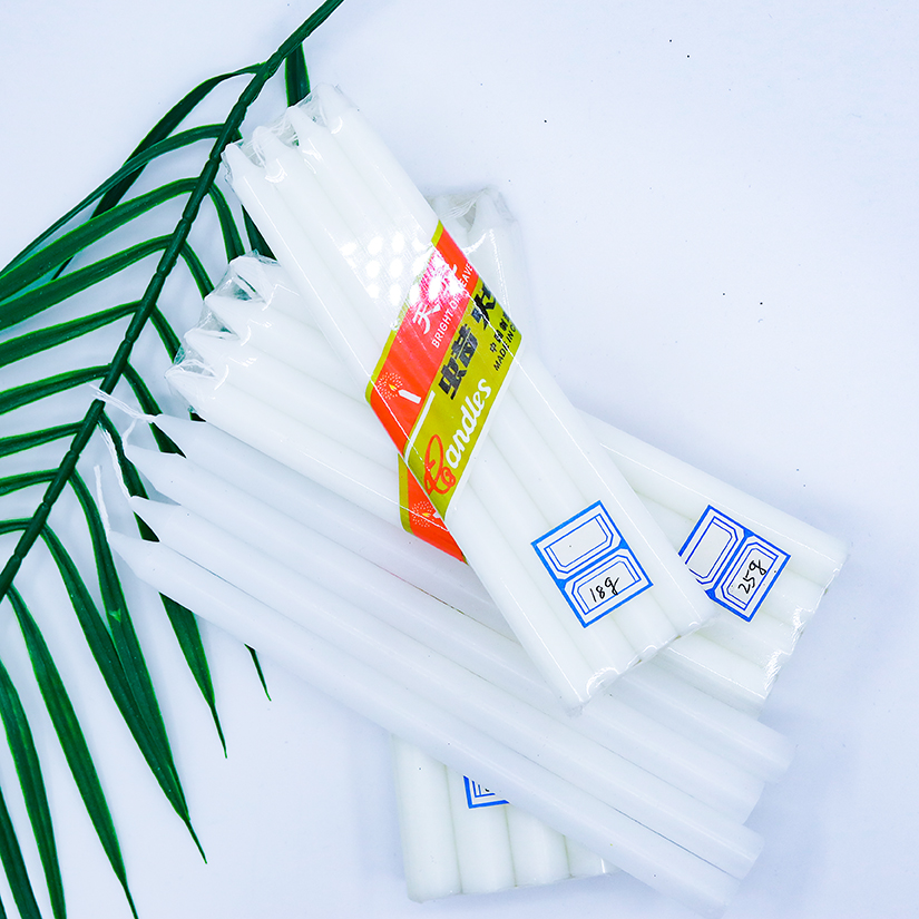 White household candle for Benin