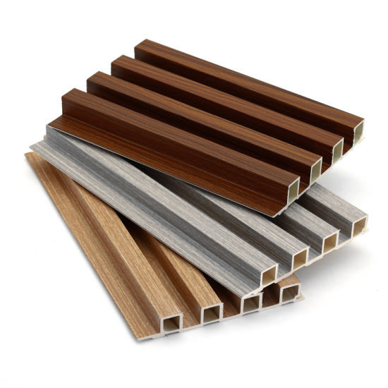 Exterior wood plastic composite wpc fluted wall panel