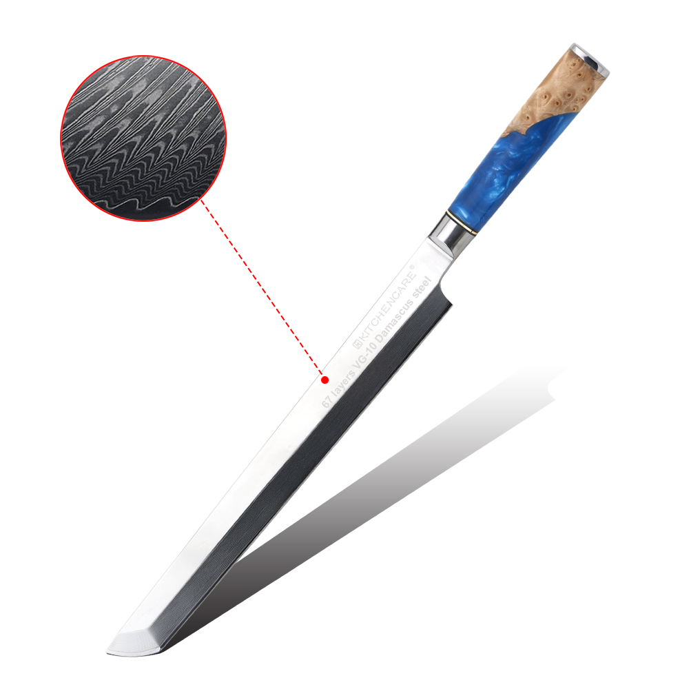 Hip-home sashimi knife Damascus kitchen filleting knife