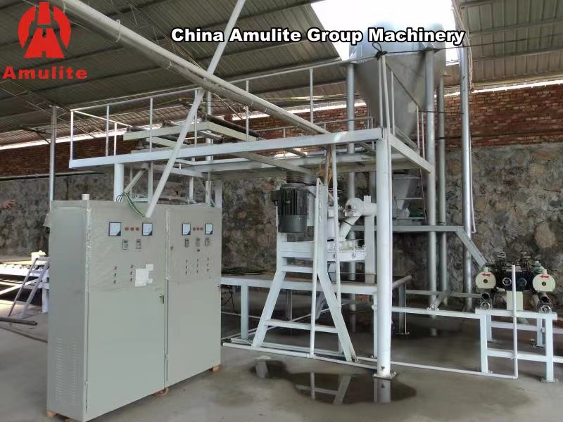 Semi automatic gypsum board machine
