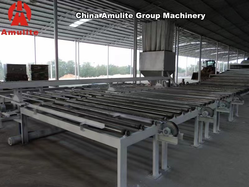 Perforated gypsum board machine