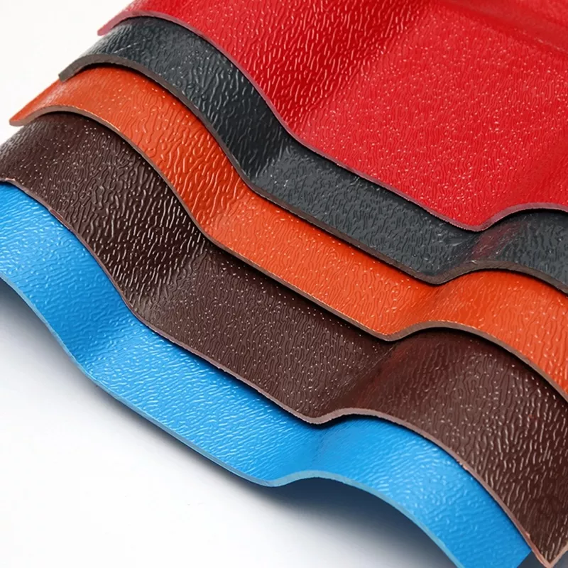 Fire Resistant Heat Insulation Style Roofing Sheet Buildings Materials ASA Plastic Corrugated Tiles