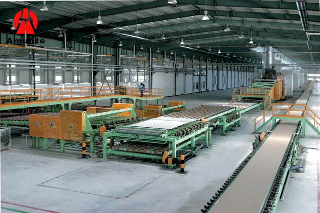 China Amulite gypsum board production line 4 million