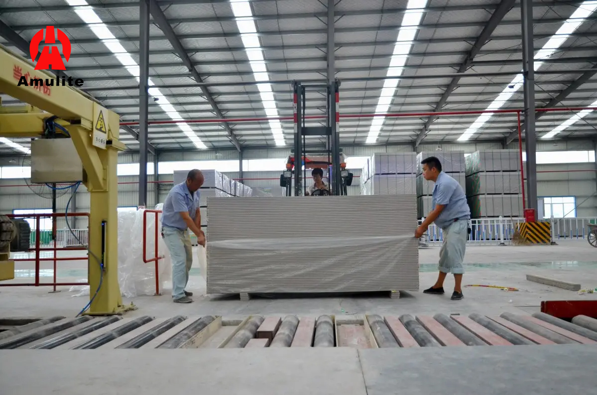 China Amulite gypsum board production line high volume