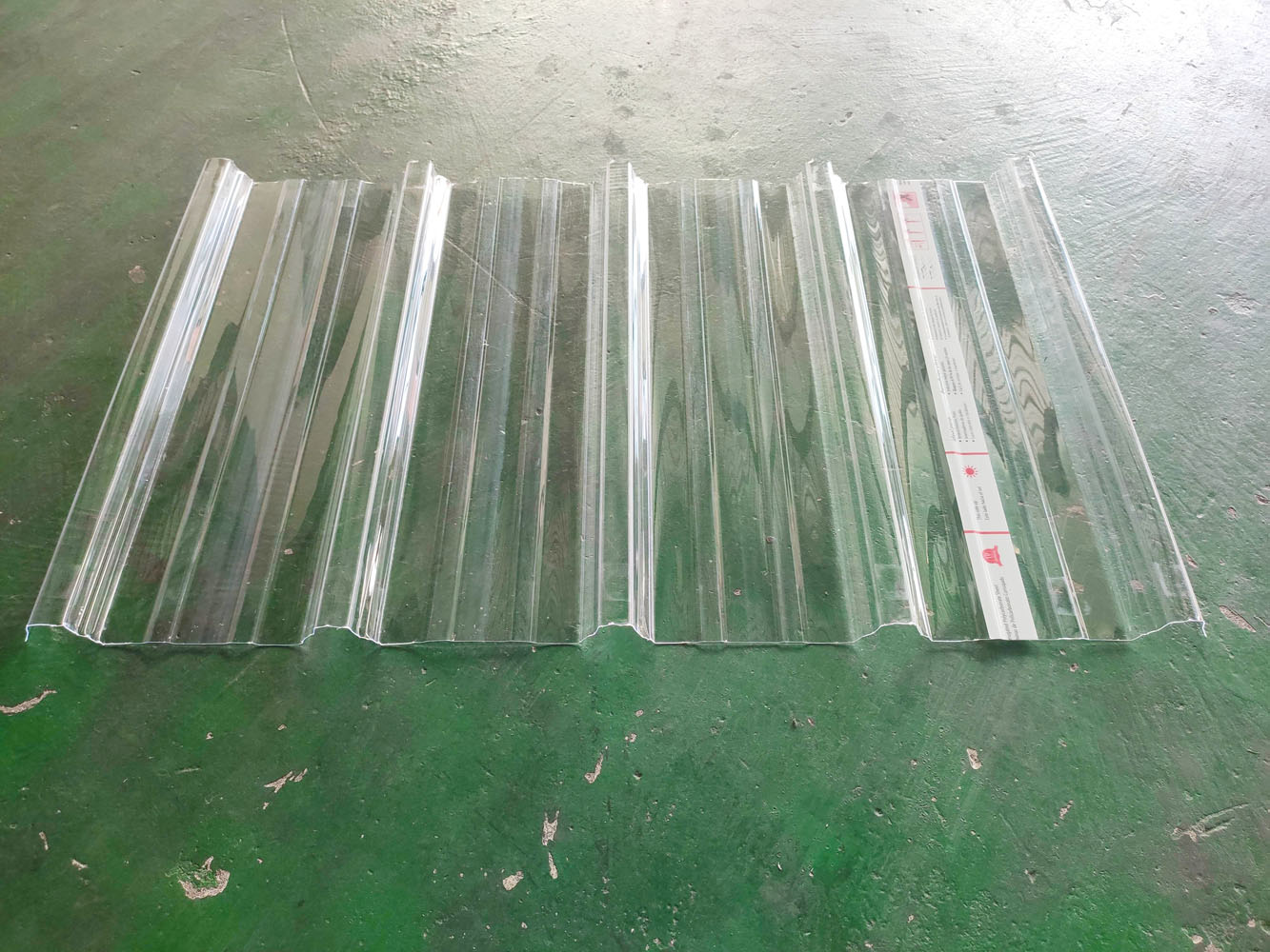 1070 1130mm Polycarbonate profile tile match with UPVC roof