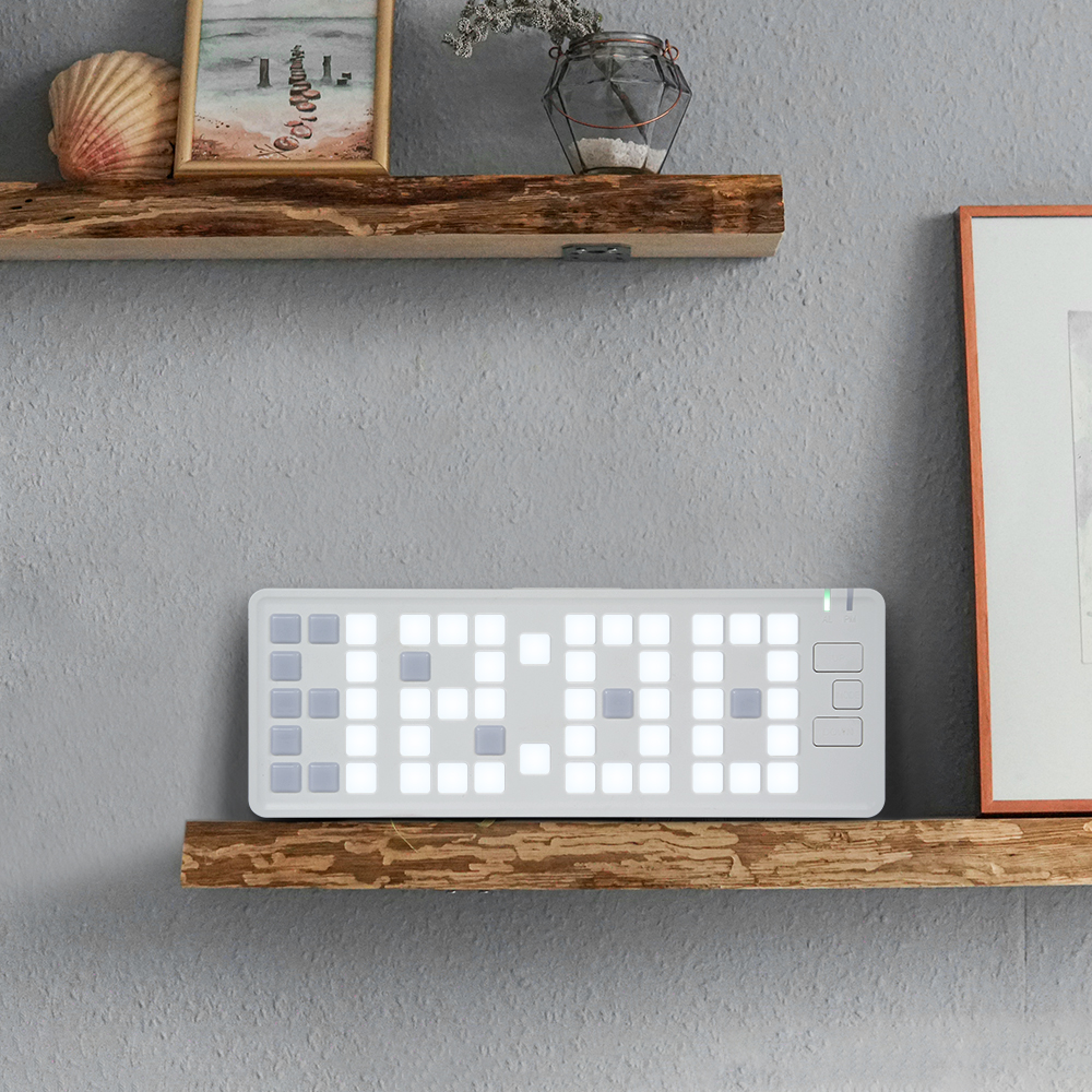 new fashion keyboard LED table clock