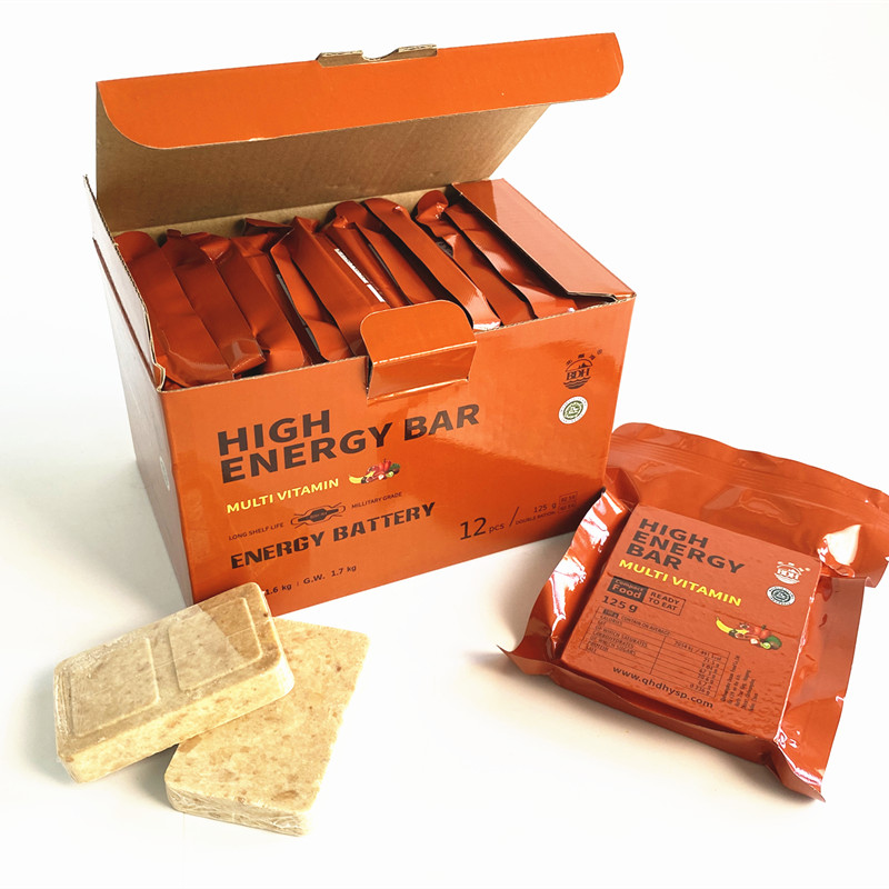 High energy compressed biscuits，emergency food ration, 125g multivitamins and minerals
