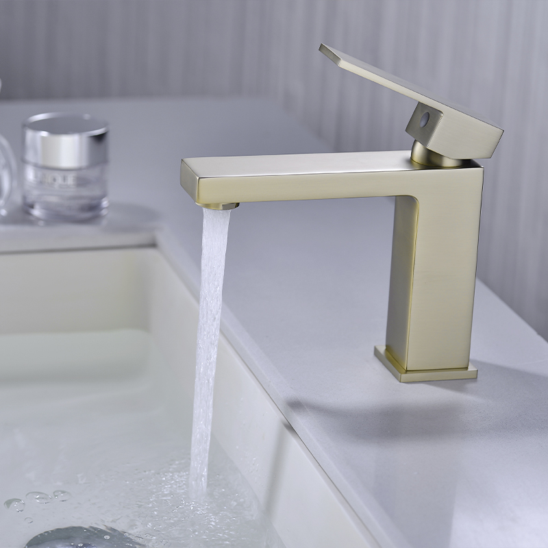TIEMA Gold brass basin faucet ZS11703