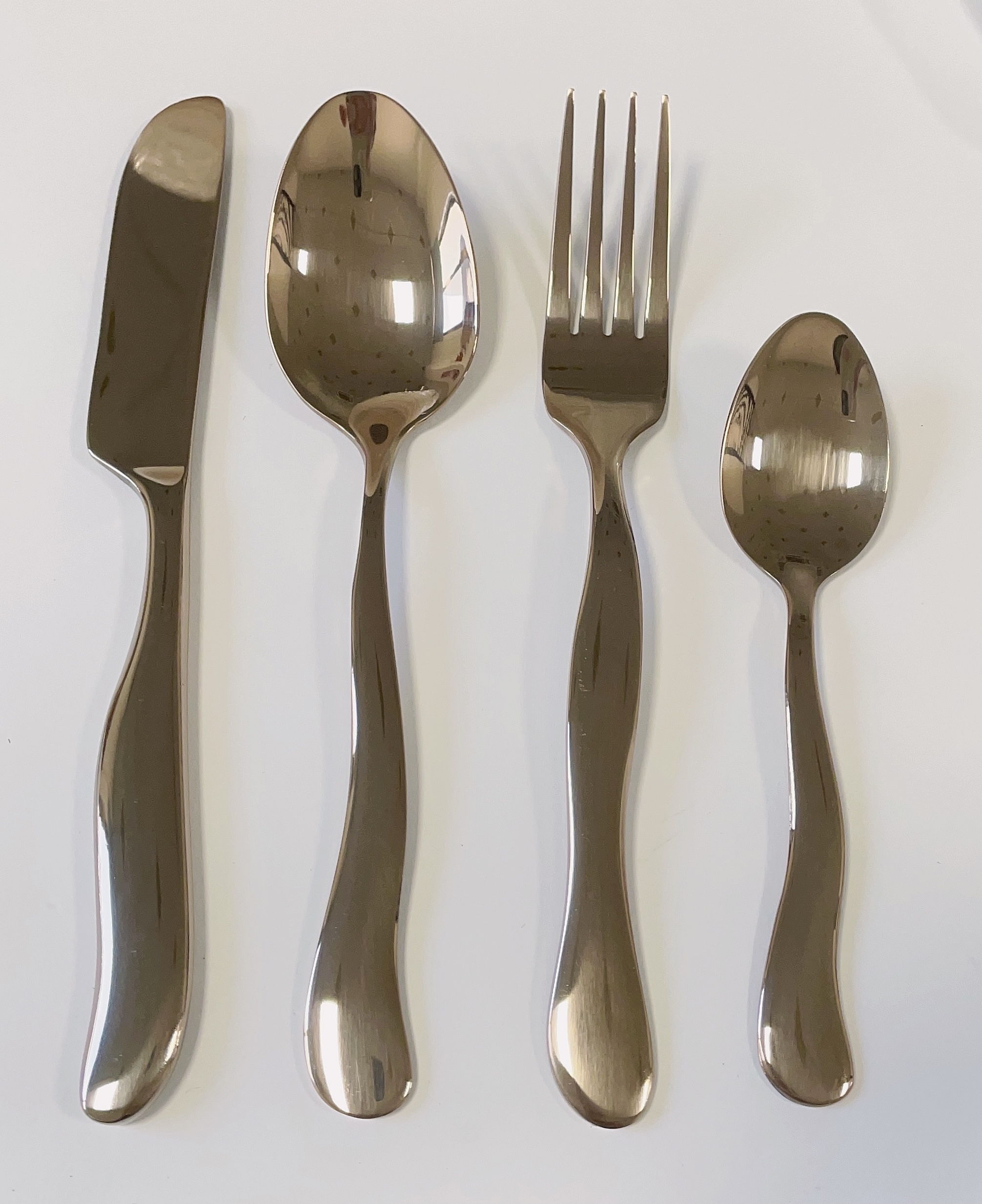 Crank colorful high quality cutlery set