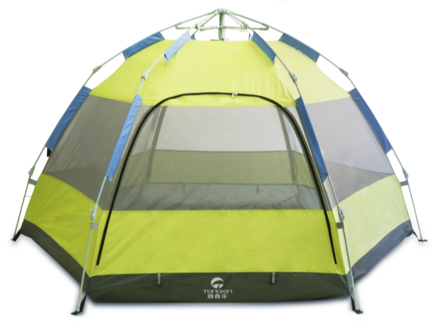 Double layer auto open camping tent
