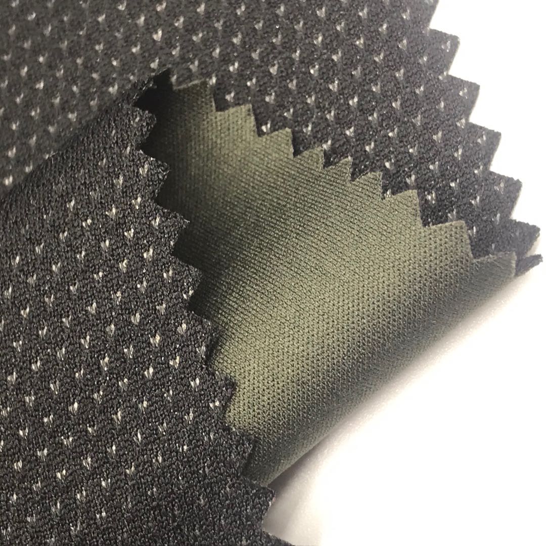30D jersey bonded TPU bird mesh for outdoor jacket