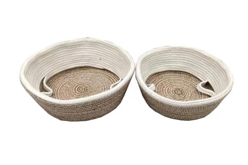 Foldable cotton basekts