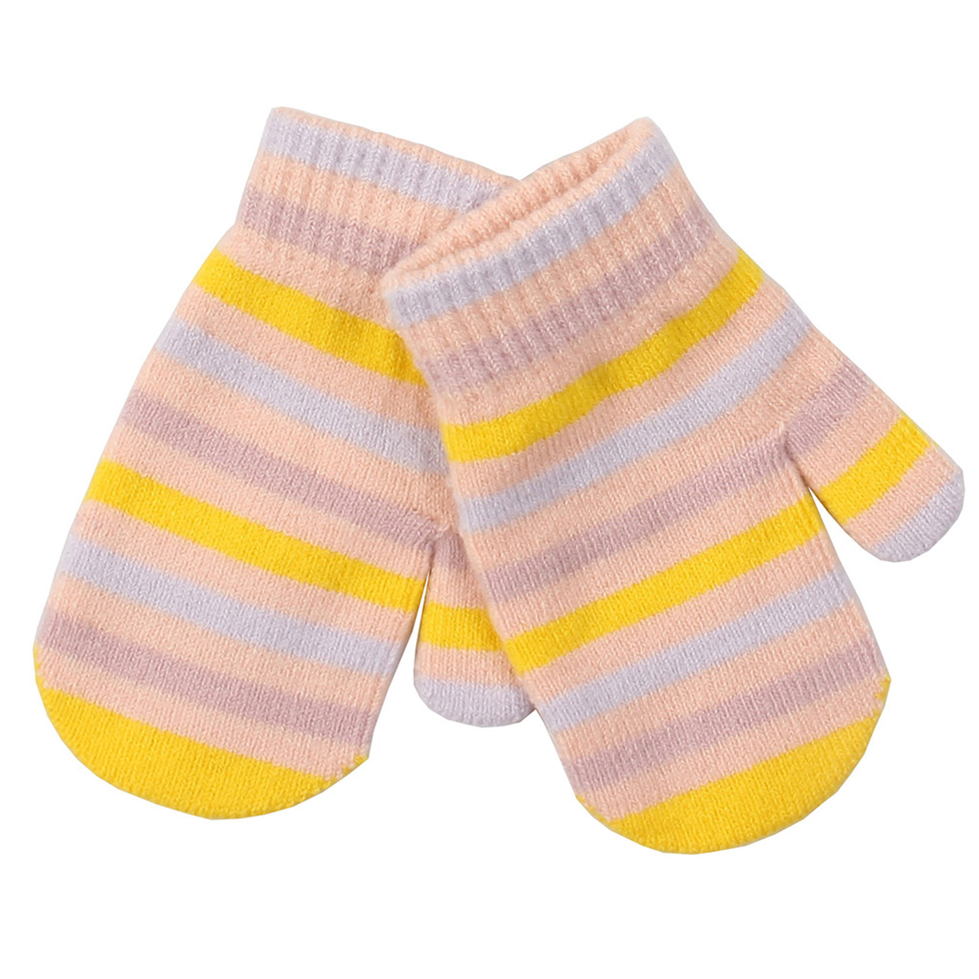 kids Knitted hat Mittens Sets with 100% acrylic custom emboridery logo warm for winter outdoor