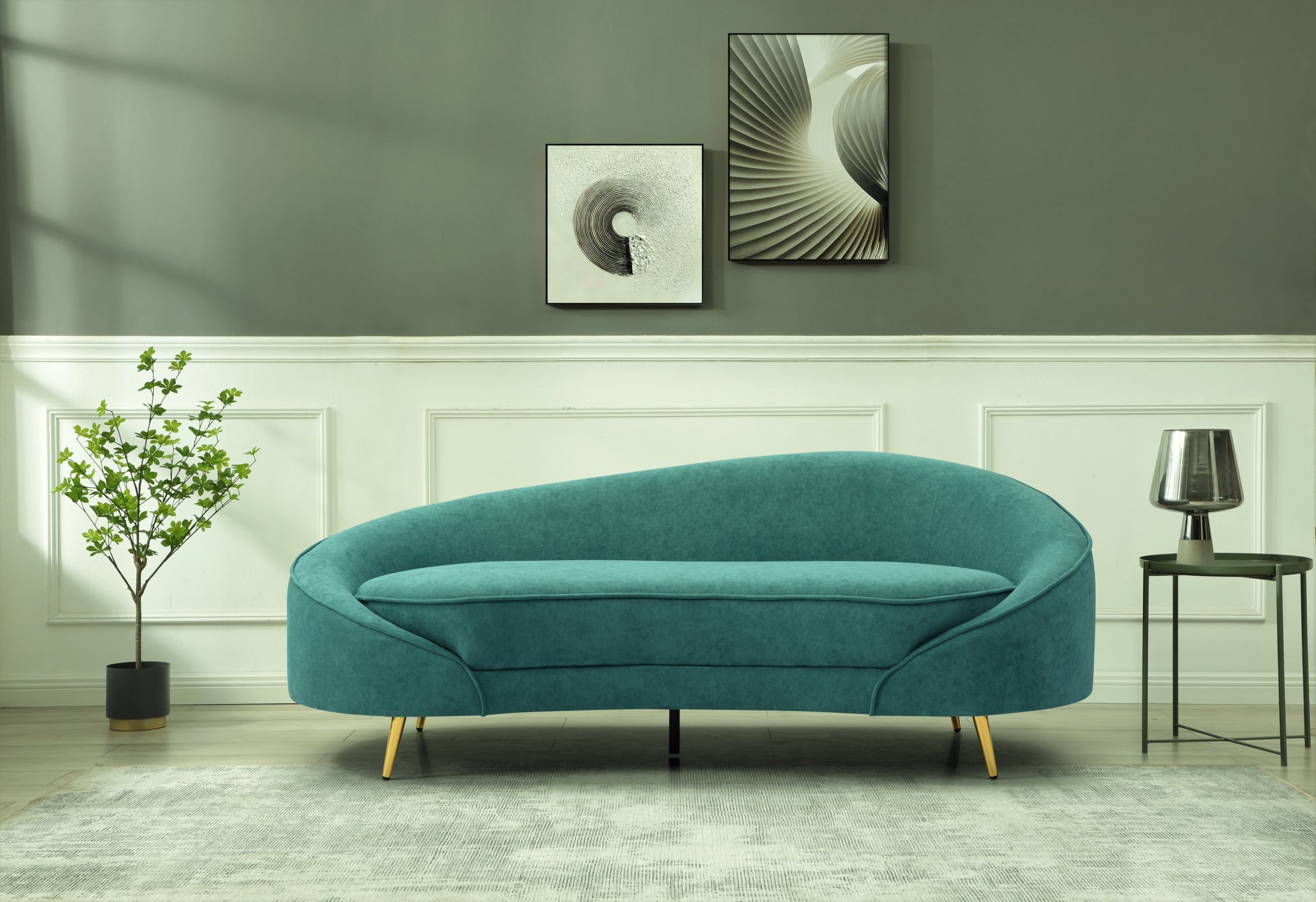 Morden Design Hot Sale France Three Seat Sofa