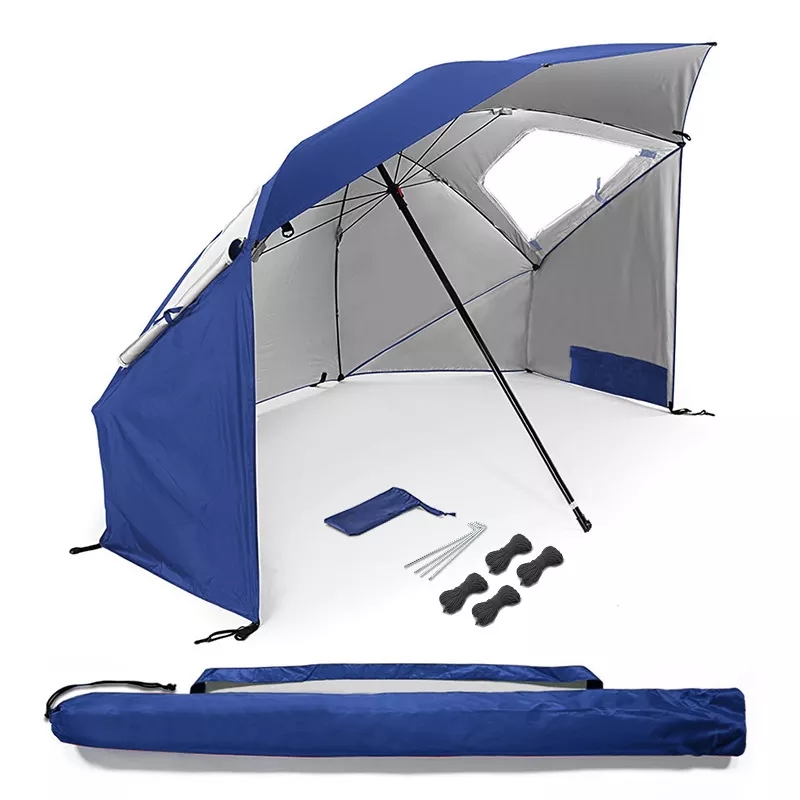 Hot Selling polyester Fishing, Top Quality design Beach Umbrella Tent Custom Printed Beach Umbrella