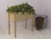 wooden planter box