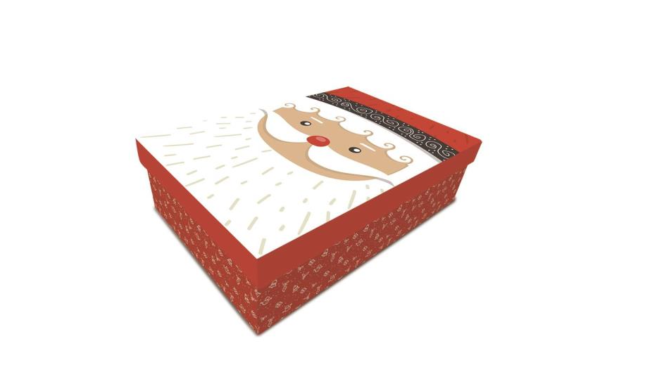 Christmas Santa's gift box
