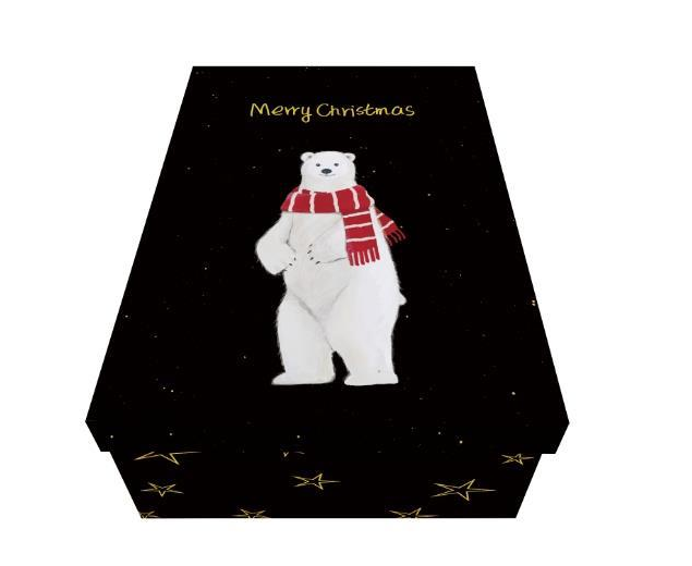 Christmas polar bear gift box