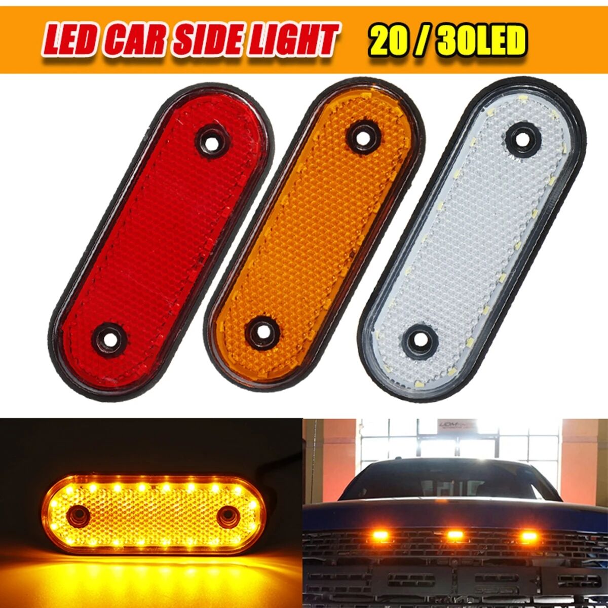 YN-ZSL 5W 24V 20 30LED truck side lamp side indicator