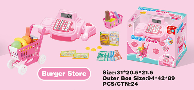 Cash register trolley set