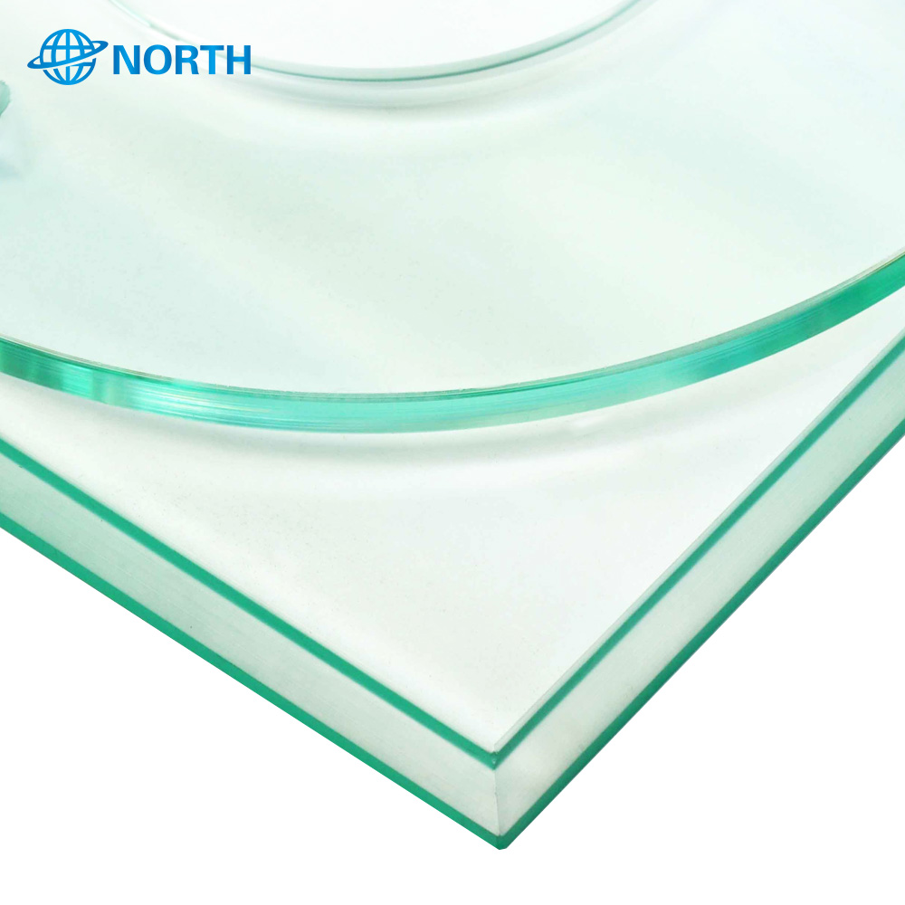 North Tech custom 10mm clear tempered glass price
