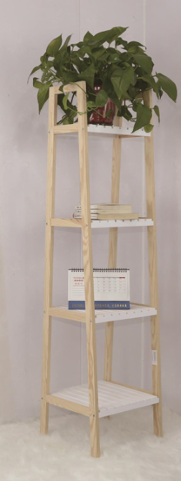 wooden shelf