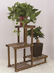 wooden shelf